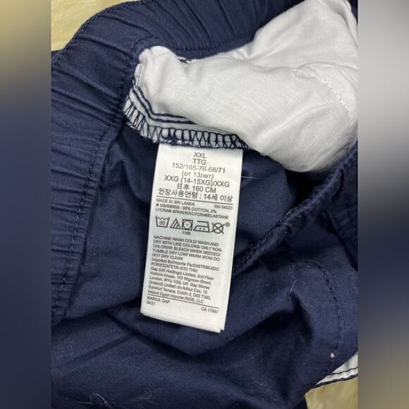 Gap Kids Navy Blue knit Joggers sz XXL - Picture 5 of 5